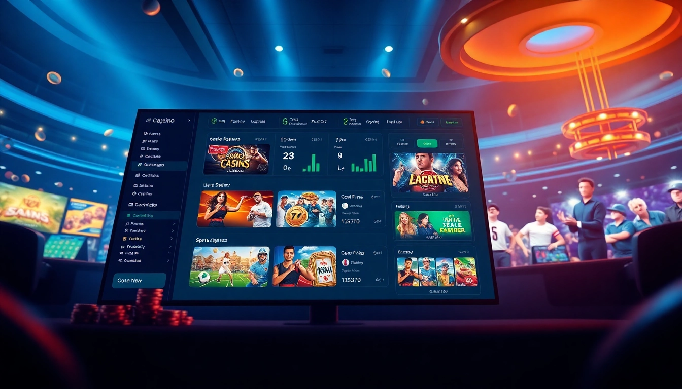 Experience the excitement of online gaming at ev88win.live with a modern, user-friendly interface showcasing casino and sports betting options.